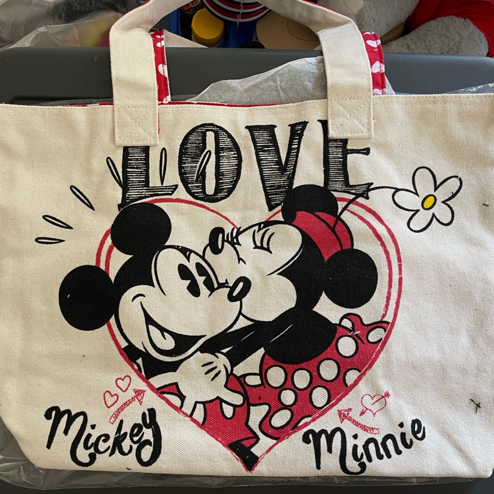 Disney Mickey and Minnie Tote Bag